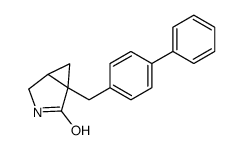 5-[(4-phenylphenyl)methyl]-3-azabicyclo[3.1.0]hexan-4-one结构式