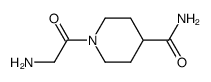 1-glycyl-4-piperidinecarboxamide Structure