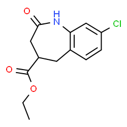 ETHYL8-CHLORO-2-OXO-2,3,4,5-TETRAHYDRO-1H-BENZO[B]AZEPINE-4-CARBOXYLATE Structure