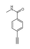 Benzamide, 4-ethynyl-N-methyl- (9CI) Structure