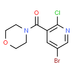 4-(5-Bromo-2-chloropyridine-3-carbonyl)morpholine Structure