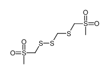(methylsulfonylmethyldisulfanyl)-(methylsulfonylmethylsulfanyl)methane Structure