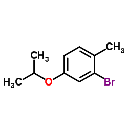 2-Bromo-4-isopropoxy-1-methylbenzene结构式