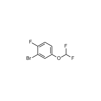 2-Bromo-4-(difluoromethoxy)-1-fluorobenzene Structure