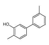 2-methyl-5-(3-methylphenyl)phenol Structure