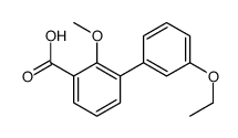 3-(3-ethoxyphenyl)-2-methoxybenzoic acid Structure