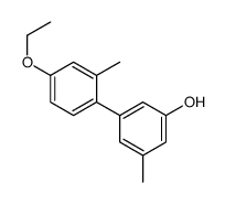 3-(4-ethoxy-2-methylphenyl)-5-methylphenol结构式