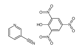picric acid*3-cyanopyridine Structure