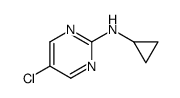 5-氯-N-环丙基-2-嘧啶胺结构式