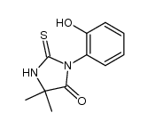 3-(2-hydroxyphenyl)-5,5-dimethyl-2-thioxoimidazolin-4-one Structure