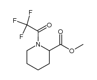 methyl 1-(trifluoroacetyl)-2-piperidinecarboxylate Structure