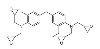 Oxiranemethanamine, N,N-methylenebis(2-ethyl-4,1-phenylene)bisN-(oxiranylmethyl)- Structure