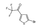 1-(5-bromothiophen-3-yl)-2,2,2-trifluoroethanone结构式