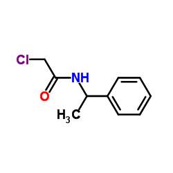 2-Chloro-N-(1-phenylethyl)acetamide Structure