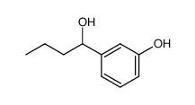 1-hydroxy-1-(3-hydroxyphenyl)butane Structure