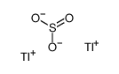 Dithallium(1+) sulfite Structure