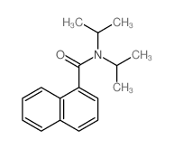 N,N-dipropan-2-ylnaphthalene-1-carboxamide结构式