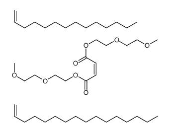 bis[2-(2-methoxyethoxy)ethyl] (Z)-but-2-enedioate,hexadec-1-ene,tetradec-1-ene结构式