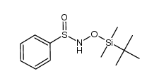 (+/-)-N-(tert-butyldimethylsilyloxy)benzenesulfinamide Structure