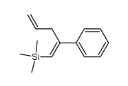 (E)-1-trimethylsilyl-2-phenyl-1,4-pentadiene Structure