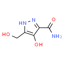 1H-Pyrazole-3-carboxamide, 4-hydroxy-5-(hydroxymethyl)- (9CI) Structure
