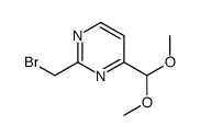 2-(bromomethyl)-4-(dimethoxymethyl)pyrimidine结构式