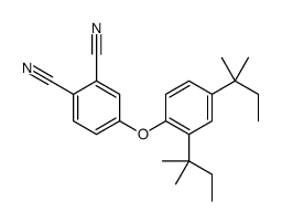 4-[2,4-bis(2-methylbutan-2-yl)phenoxy]benzene-1,2-dicarbonitrile结构式