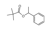 (RS)-α-methylbenzenemethyl 2,2-dimethylpropanoate结构式
