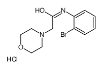 N-(2-Bromophenyl)-4-morpholineacetamide monohydrochloride结构式