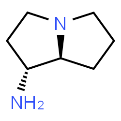 1H-Pyrrolizin-1-amine,hexahydro-,(1R,7aS)-rel-(9CI)结构式