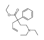 α-[2-(Diethylamino)ethyl]-α-(2-propenyl)benzeneacetic acid ethyl ester Structure