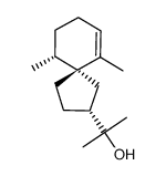 2-(6,10-dimethyl-2-spiro[4.5]dec-9-enyl)propan-2-ol Structure