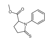 L-Proline,1-phenyl-5-thioxo-,methyl ester (9CI)结构式