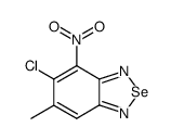 5-chloro-6-methyl-4-nitro-2,1,3-benzoselenadiazole structure
