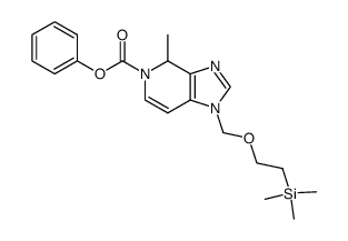 phenyl 1,4-dihydro-4-methyl-1-[[2-(trimethylsilyl)ethoxy]methyl]-5H-imidazo[4,5-c]pyridine-5-carboxylate Structure