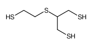 2-(2-sulfanylethylsulfanyl)propane-1,3-dithiol结构式
