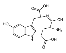 gamma-glutamyl-5-hydroxytryptophan结构式
