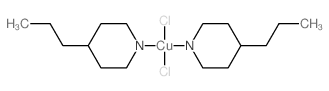 Copper,dichlorobis(4-propylpyridine)- Structure