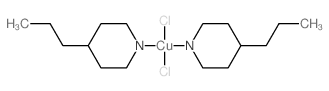 Copper,dichlorobis(4-propylpyridine)- structure