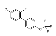 2-fluoro-4-methoxy-1-[4-(trifluoromethoxy)phenyl]benzene Structure