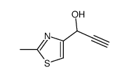 4-Thiazolemethanol,-alpha--ethynyl-2-methyl- Structure
