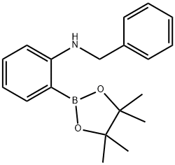 2-苄氨基苯硼酸频哪醇酯结构式