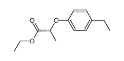 ethyl (R)-2-(4-ethylphenoxy)propionate结构式