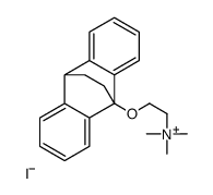 (2-(9,10-Ethanoanthracen-9(10H)-yloxy)ethyl)trimethylammonium iodide Structure