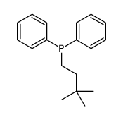 3,3-dimethylbutyl(diphenyl)phosphane结构式