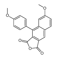 6-methoxy-4-(4-methoxyphenyl)benzo[f][2]benzofuran-1,3-dione Structure
