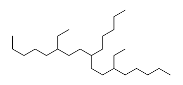 6,12-diethyl-9-pentylheptadecane Structure