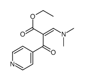 ethyl 3-(dimethylamino)-2-(pyridine-4-carbonyl)prop-2-enoate结构式