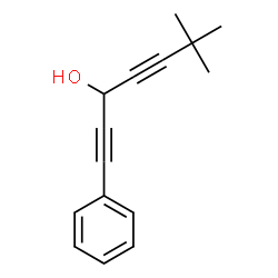 1-(1,1-dimethylethyl)-5-phenyl-1,4-pentadiyn-3-ol Structure