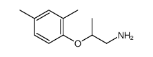 2-(2,4-dimethylphenoxy)propan-1-amine结构式